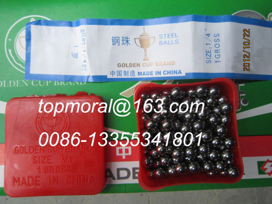 Steel ball for bicycle/ golden cup steel ball supplier
