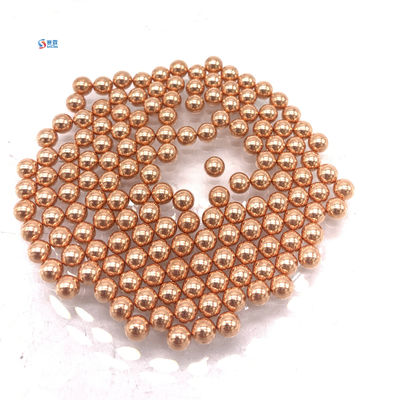soft steel ball 4.5mm copper plated brass plated steel ball supplier